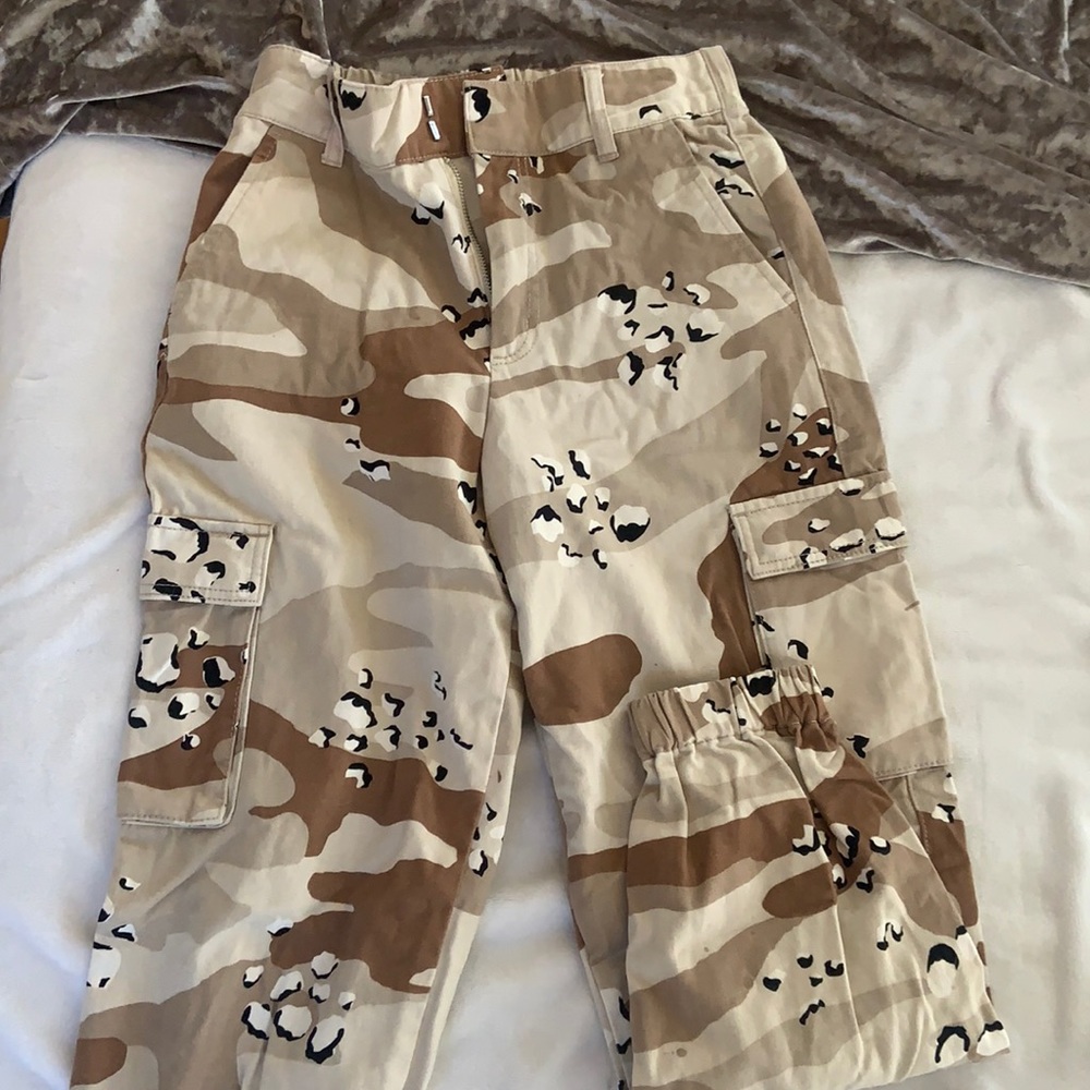Camo Cow Print Joggers